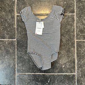 Zara plaid girls bathing suit